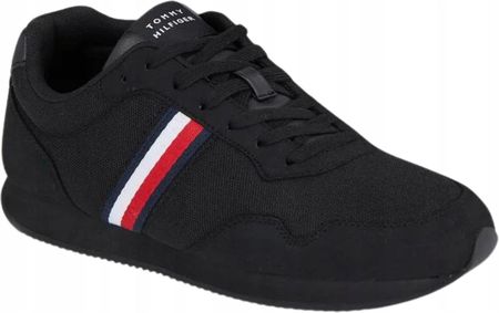 Buty sportowe męskie Tommy Hilfiger Lo Runner Mix czarne