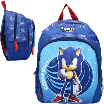 Vadobag Plecak Szkolny Dziecięcy Jednokomorowy Z Kieszenią Sonic Jeż Supreme Power