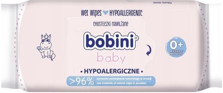 Bobini Baby Hypoalergiczne Chusteczki Nawilżane Dla Dzieci I Niemowląt 60Szt.