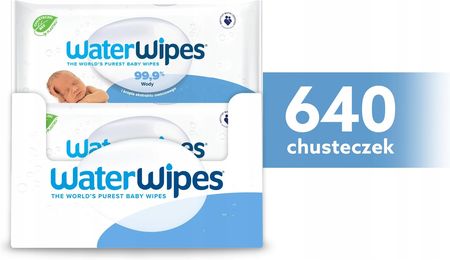 Waterwipes Chusteczki Bio Nawilżane 640Szt.