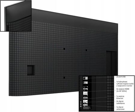 Telewizor Mini LED Sony Bravia 7 K-65XR70 65 cali 4K UHD 65 cali