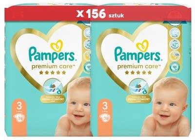 Pampers Premium Care Rozmiar 3 156 szt.