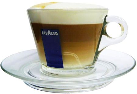 Lavazza filiżanka + podstawka big cappuccino szkło 260ml 20002004