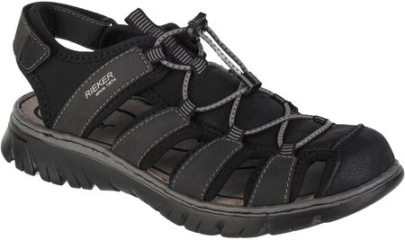 Rieker Sandals 26770-00 : Kolor - Czarne, Rozmiar - 40