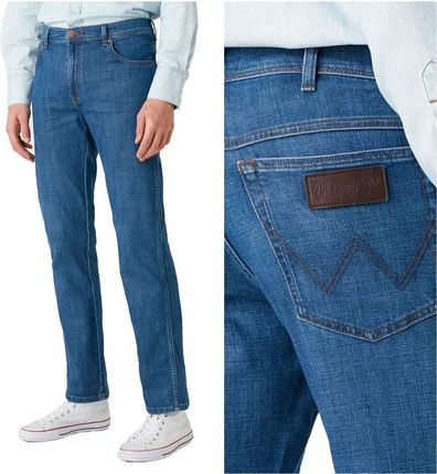 Wrangler Texas Męskie Spodnie Jeansowe W33 L34