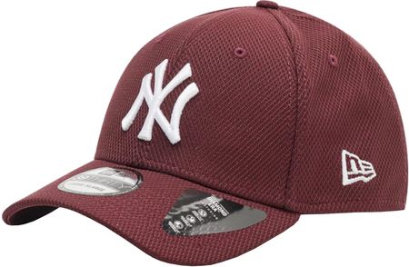 New Era 39THIRTY New York Yankees MLB Cap 12523908 : Kolor - Bordowe, Rozmiar - S/M