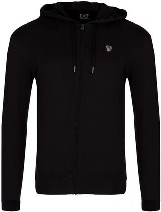 Emporio Armani EA7 markowa męska bluza z kapturem Black rozmiar M new