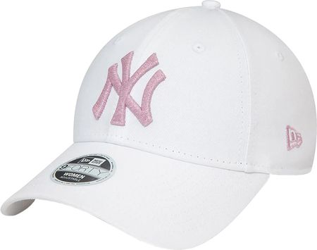 New Era 9FORTY New York Yankees Wmns Metallic Logo Cap 60435261 : Kolor - Białe, Rozmiar - OSFM