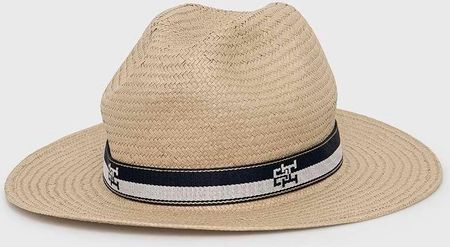 Tommy Hilfiger kapelusz kolor beżowy AW0AW14525.PPYX