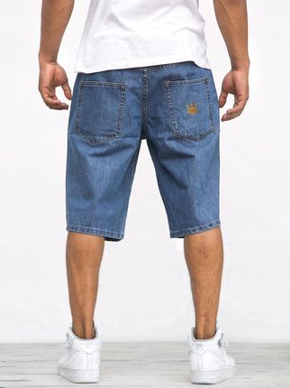 Spodenki Krótkie Jeans Jigga Wear Ciemny Niebieski m.3 roz. L