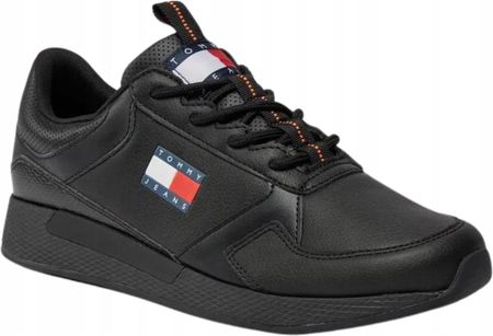 Buty sportowe męskie Tommy Hilfiger Flexi Runner EM0EM01409 BDS czarne