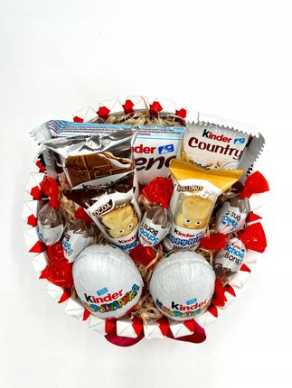 Kinder Tort Prezent Dzień Dziecka Czekolada Urodziny Zestaw Słodyczy - zdjęcie 2