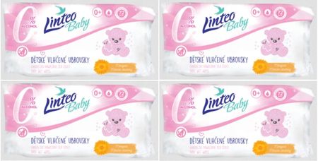 Linteo Chusteczki Nawilżane Baby Soft Cream 4X72