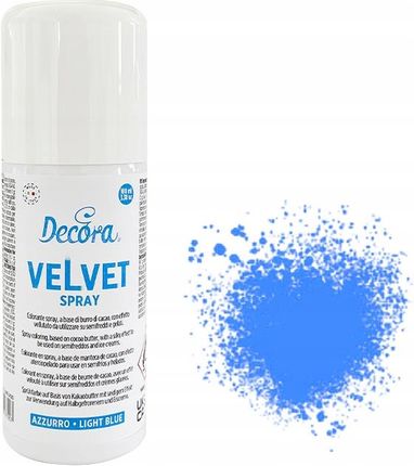 Decora Velvet Zamsz W Sprayu 100ml Niebieski