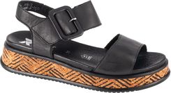 Zdjęcie Rieker Sandals W0800-00 : Kolor - Czarne, Rozmiar - 37 - Nowa Dęba