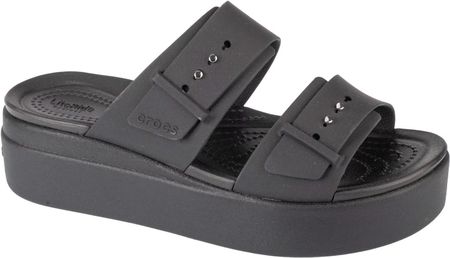 Crocs Brooklyn Low Wedge Sandal 207431-001 : Kolor - Czarne, Rozmiar - 37/38