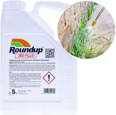 Bayer Roundup 360 Plus 5L Glifosat Chwastobójczy Na Chwasty Jedno I Dwuliścienne