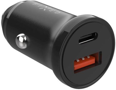 Fixed Ładowarka Samochodowa Usb-C/Usb Car Charger 20W Czarny