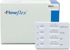 Profesjonalny Test COMBO 5w1 SARS-CoV-2, Grypa AB, RSV, Adenowirus - Flowflex - 20szt