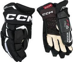 Zdjęcie Rękawice Hokejowe Ccm Tacks Xf Pro Black/White Junior 12 Cali - Prusice