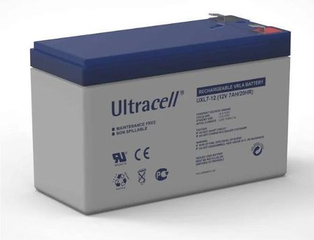 Ultracell Akumulator Agm Uxl 12V 7Ah