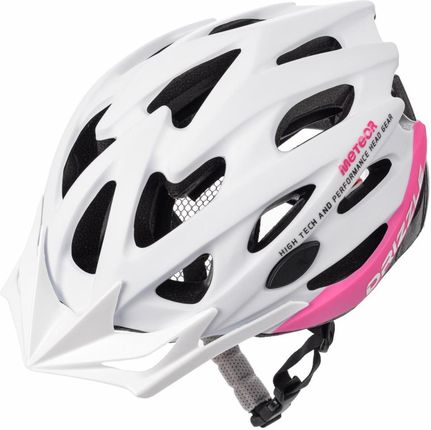 KASK ROWEROWY MV29 DRIZZLE XL 61-63 CM BIAŁY/RÓŻOWY UNIWERSALNY /METEOR