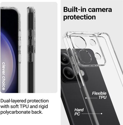 Crong Crystal Shield Cover - Etui Samsung Galaxy A15 5G (przezroczysty) - zdjęcie 2