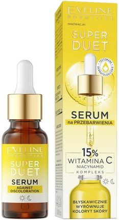 EVELINE Super Duet Serum na przebarwienia 15% Witamina C Niacynamid, 18ml