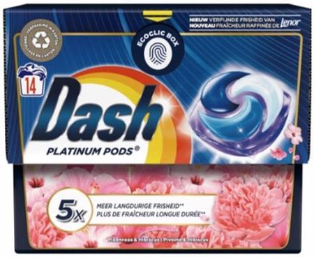 Dash Kapsułki Platinum Uniwersalne Pivoine&Hibiscus 14Szt.