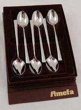 Zdjęcie Amefa metropol 1170 komplet 6 łyżeczek do herbaty pudełko brązowe 117000pb23ah6 - Kcynia