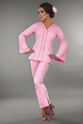 Szlafrok Sorana LC 90026 Pink Różowy LivCo Corsetti Fashion rozmiar - S RÓŻ