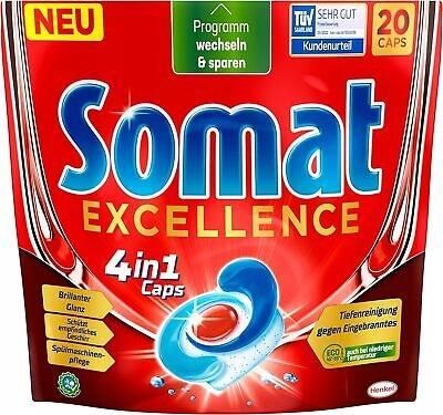 Somat Excellence 4W1 Kapsułki  Do Zmywarki 20Szt.