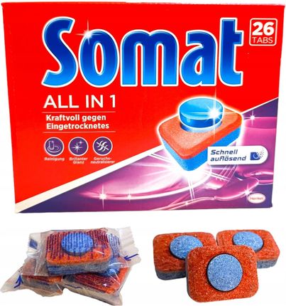 Somat Tabletki Do Zmywarki All In One 26Szt.