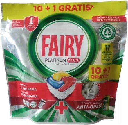 Fairy Platinum Plus All In One Kapsułki Do Zmywarki 11Szt.