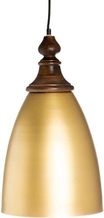 Bigbuy Home Emaga Lampa Sufitowa Złoty Żelazo Drewno Mango 40 W 220240 V 30 X 53 Cm (S8806024)