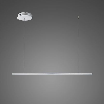 Altavola Design Lampa Wisząca Linea No.1B 100Cm 3K Srebrna Ściemnialna (Barwa Światła Delikatnie Ciepła, Kolor Srebrny, Możliwość Ściemniania Tak)
