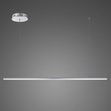 Altavola Design Lampa Wisząca Linea No.1B 120Cm 3K Srebrna Ściemnialna (Barwa Światła Delikatnie Ciepła, Kolor Srebrny, Możliwość Ściemniania Tak)