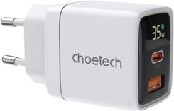 Choetech PD6052 1x USB-C 1x USB-A biała