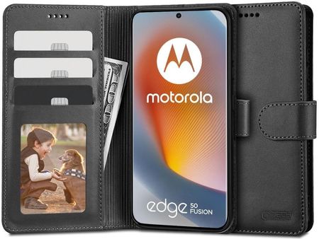 Tech-Protect Wallet Motorola Edge 50 Fusion 5G Black