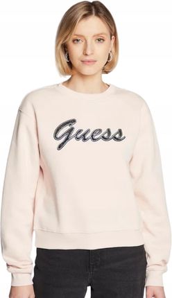 Guess Bluza damska W3RQ10 K9Z21 Różowa Regular Xs