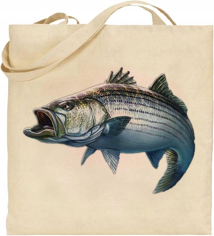 Torba ryba okoń duży otwarta buzia dla wędkarza, wędkarskie - Ceny i ...