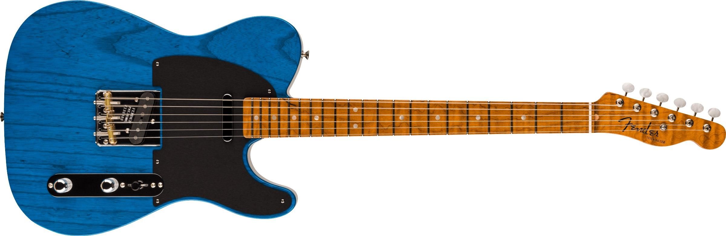 Telemaster Custom Shop Blue Fender Custom Shop American Custom Telecaster NOS Sapphire Blue Transp ...