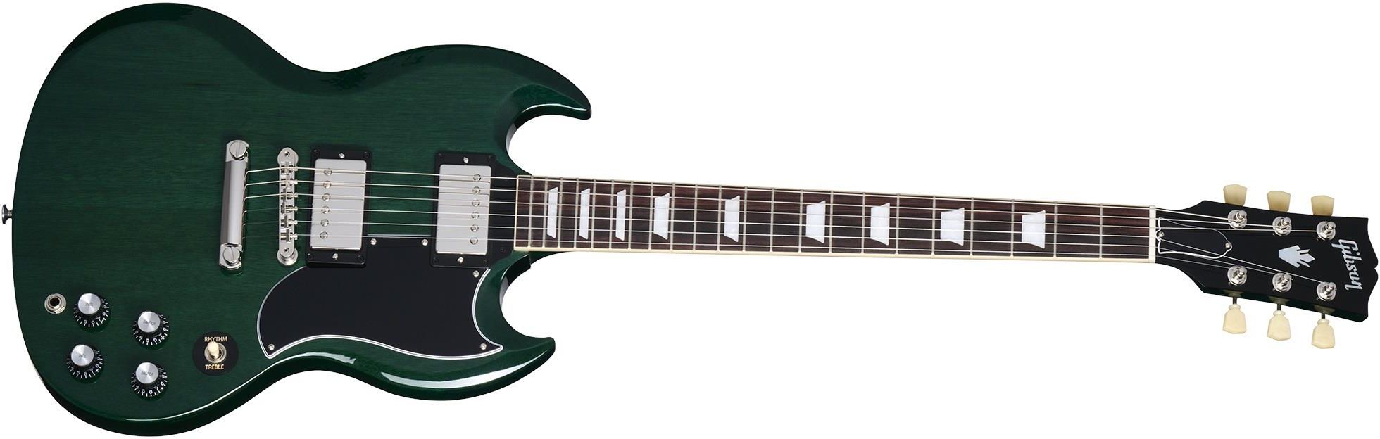 Gibson SG Standard 61 Stop Bar Translucent Teal - Ceny i