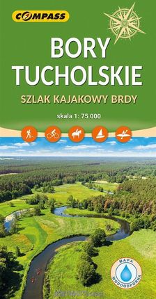 Mapa - Bory Tucholskie 1:75 000
