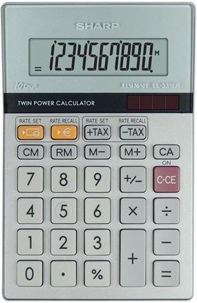 Sharp Kalkulator El331Erb, Srebrna, Biurkowy, 10 Miejsc (SHEL331ERB)