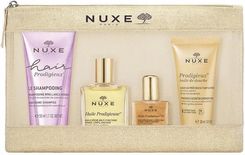 Nuxe Prodigieux Olejek Pod Prysznic 30ml + Suchy Olejek 30ml + Suchy Olejek 10ml + Szampon 50ml + Kosmetyczka