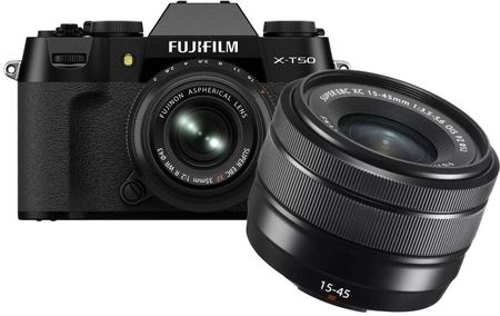 Fujifilm X-T50 Czarny 15-45/3.5-5.6