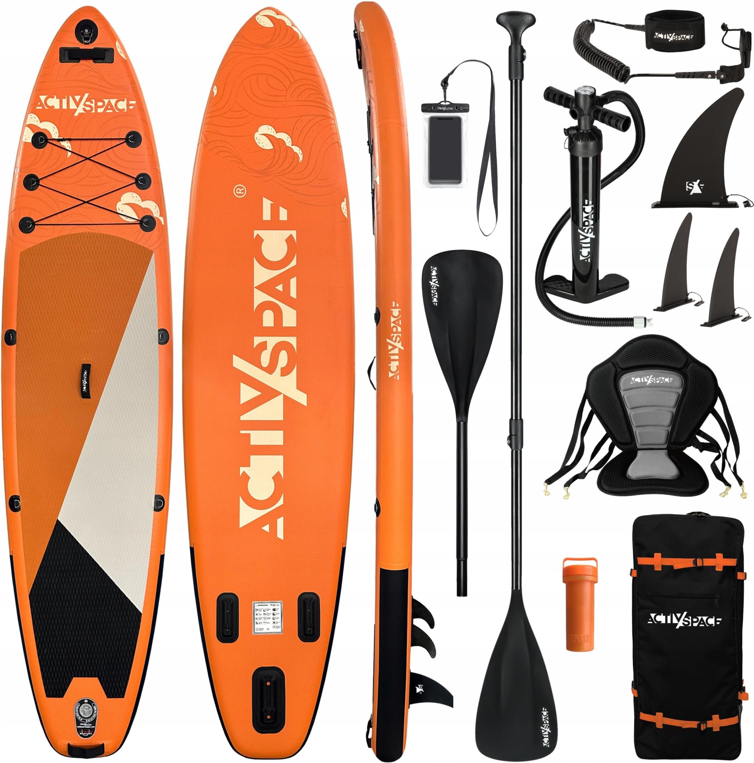 SUP standup paddle サップ Deska SUP PRO stand up paddle pompowana 320cm z wiosłem i
