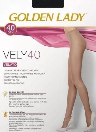 Rajstopy Golden Lady Vely 40 den XL (42) czarny