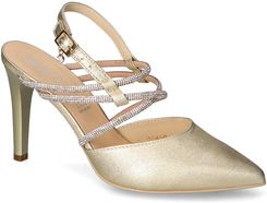 Zdjęcie Sandały Sala 20458/1477 Złote lico - Jedwabne